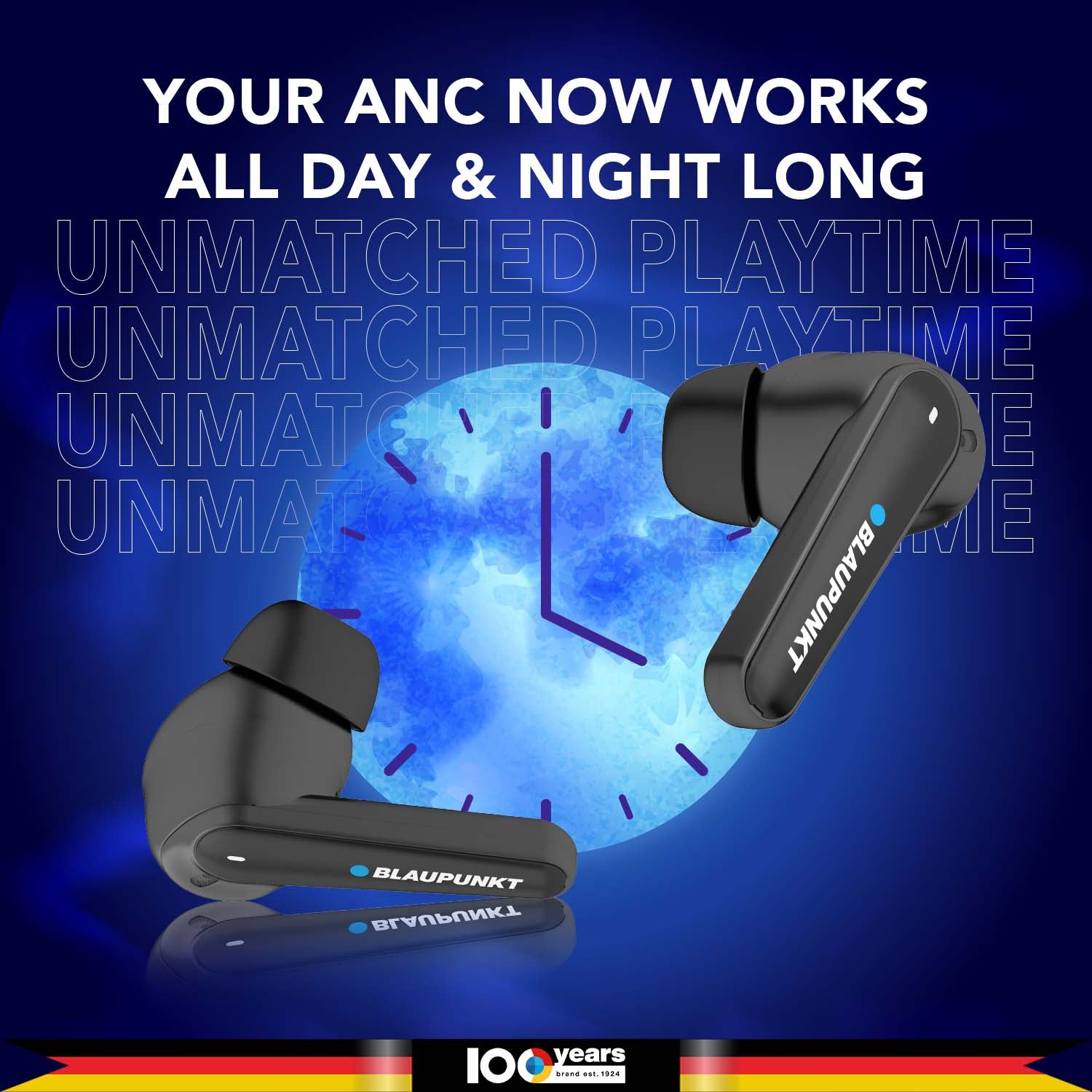 BTW300 Xtreme Moksha Maxbuds TRUE ANC Wireless Earbuds (Black)-10