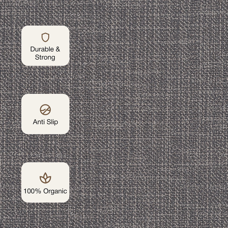 Tessitura Chromatic - Herringbone Cotton Rug (Grey & White)-3