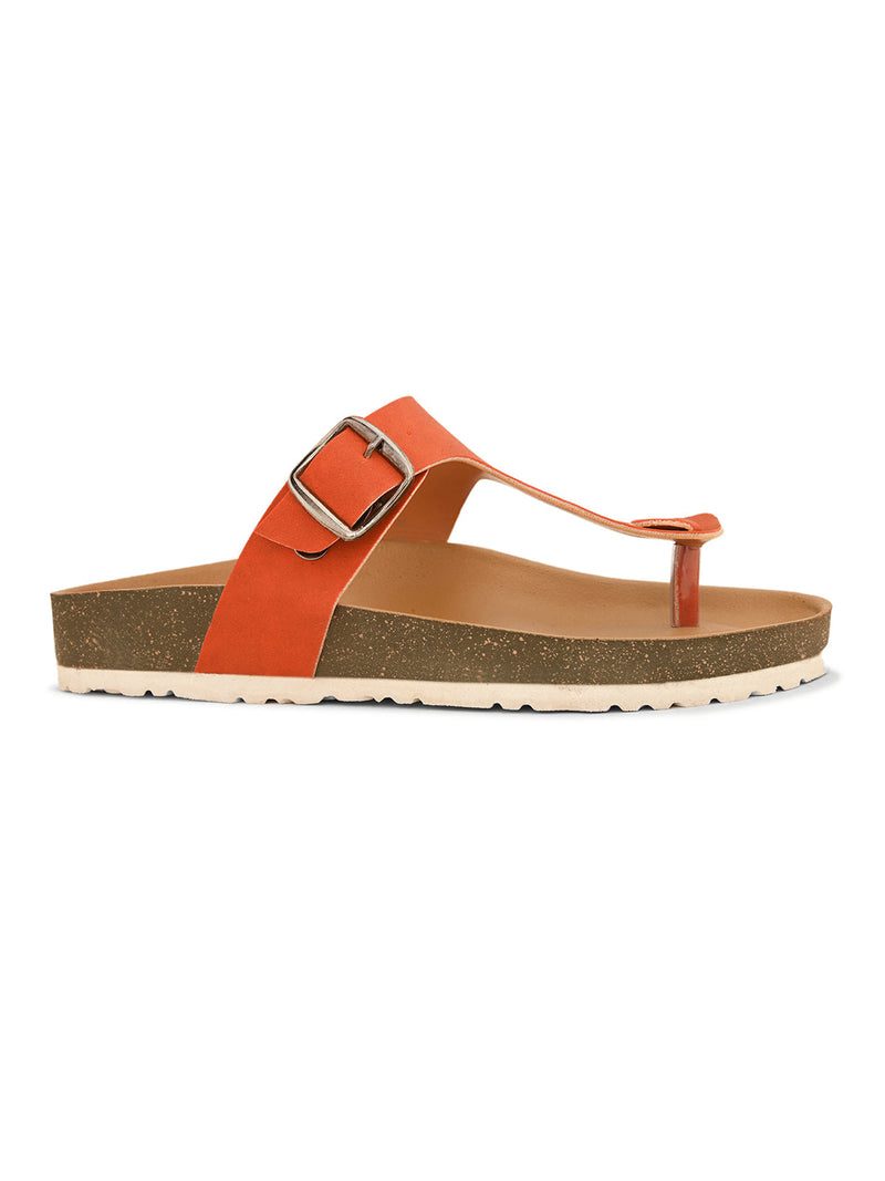Women Synthetic Open Toe Flats-9