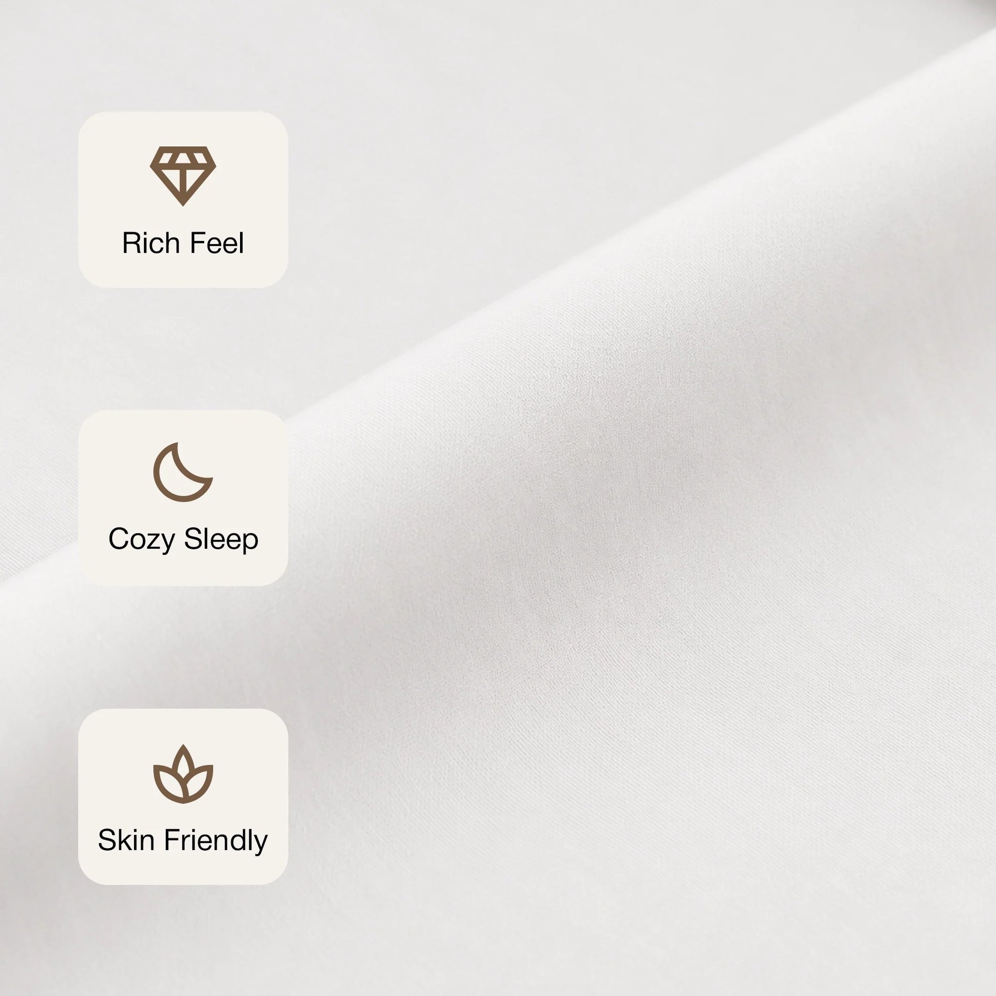 Fort Nightingale - Solid Bedsheet (White)-3