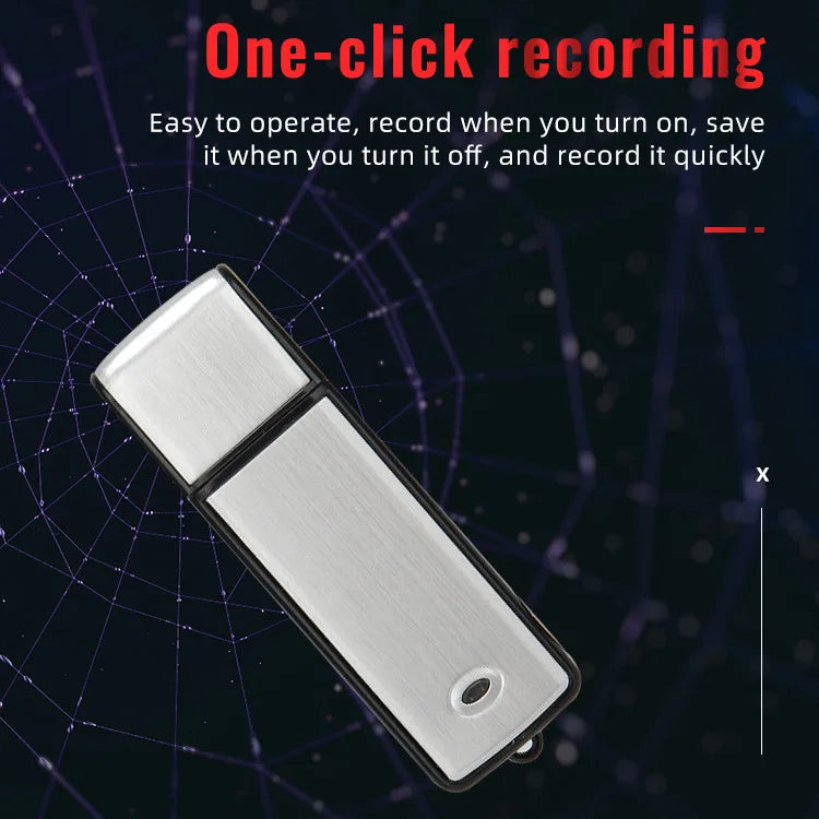 X09 Mini 8GB HD Voice Recorder USB Flash Drive Audio Voice Recording Device