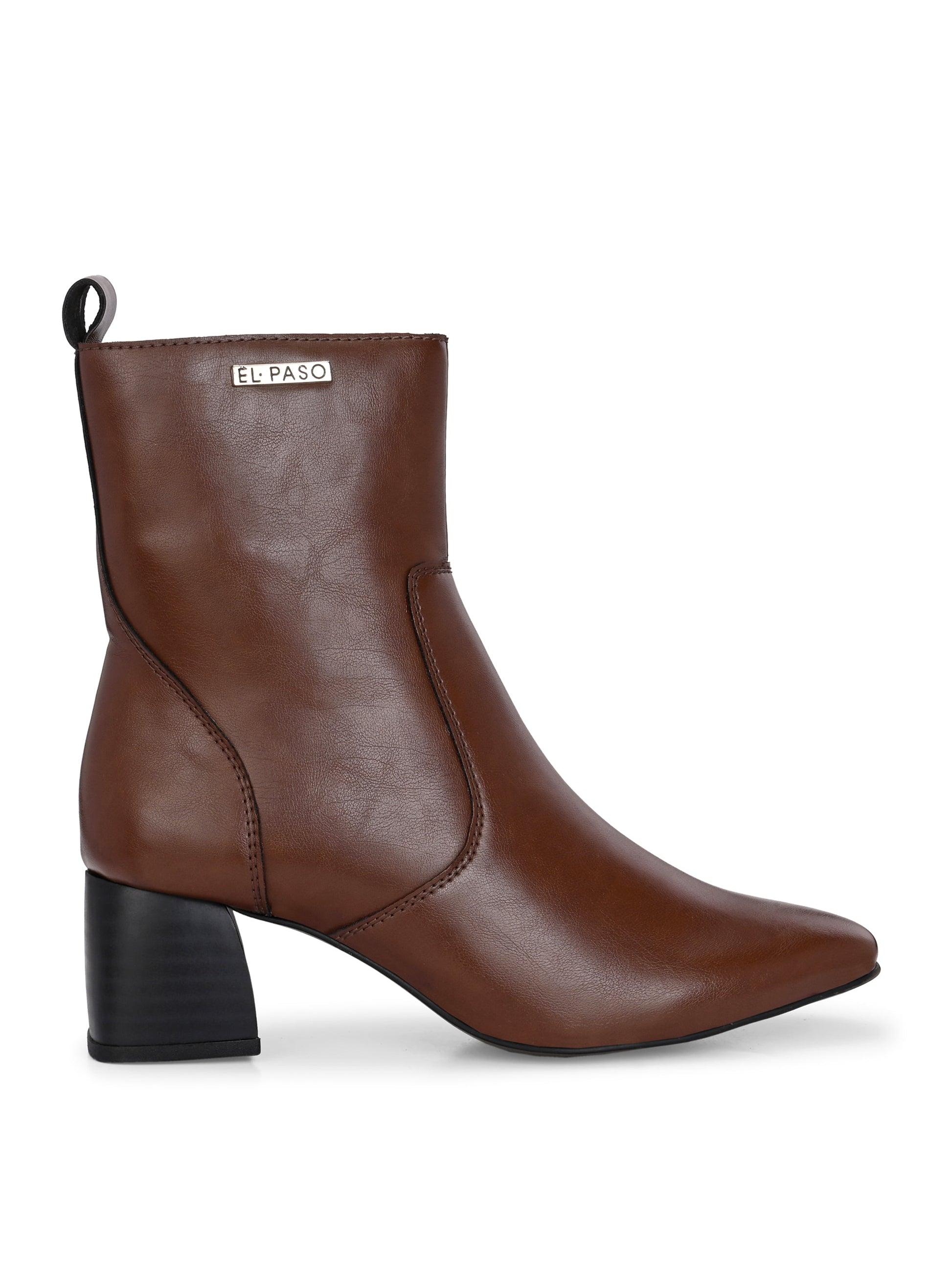 El Paso Women Faux Leather Casual Chelsea Boots-11