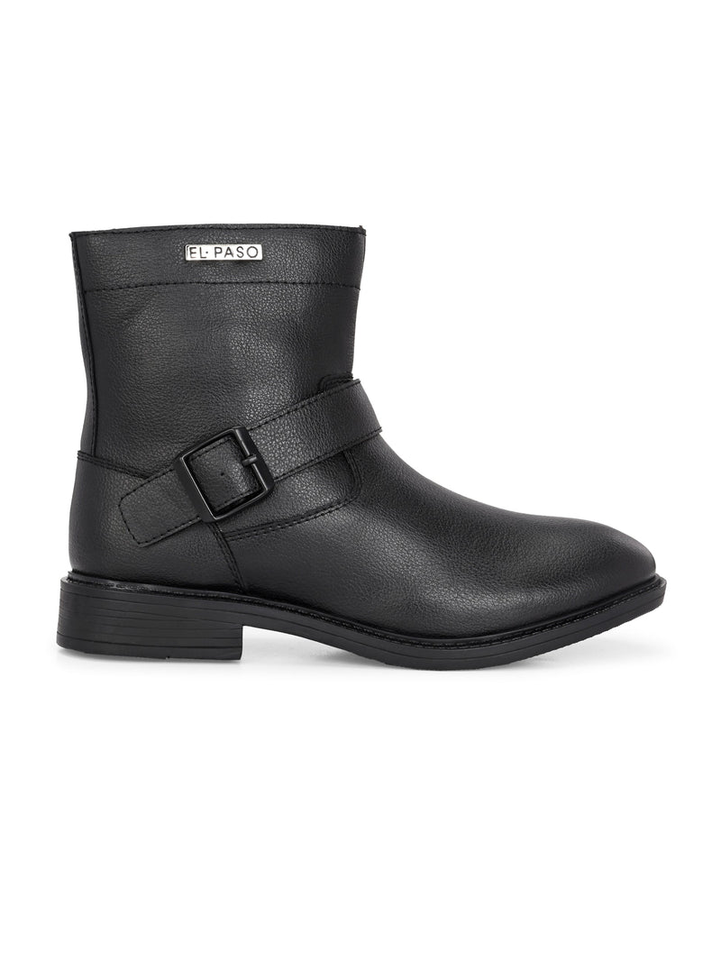 El Paso Women Faux Leather Casual Chelsea Boots-1