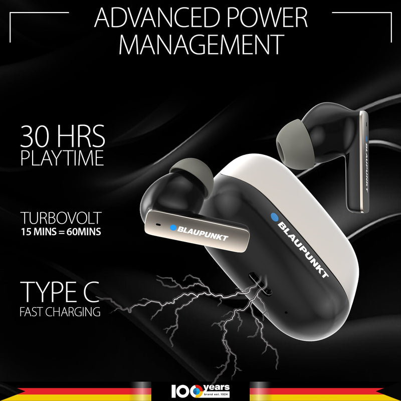 BTW100 Khrome+ True Wireless Bluetooth Earbuds (BK)-3
