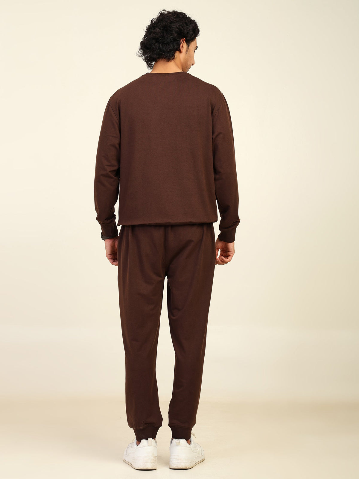 Naturefab Men’s Organic Bamboo Trackpants Coffee Bean-3