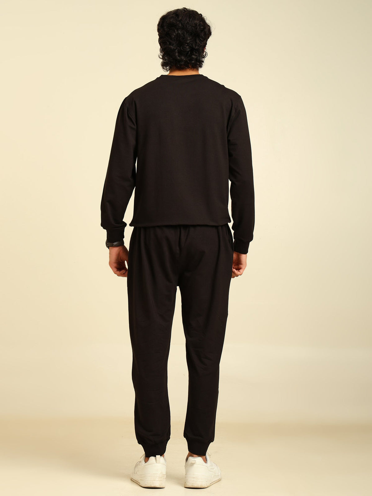 Naturefab Men’s Organic Bamboo Trackpants Black-4