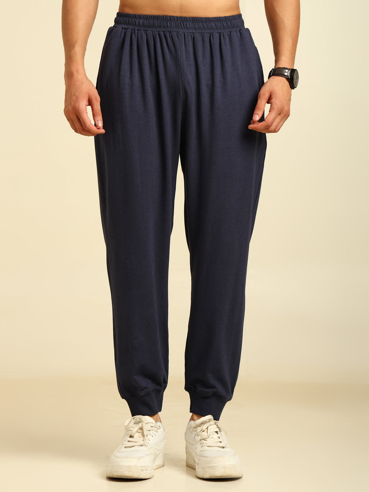 Naturefab Men’s Organic Bamboo Trackpants Mood Indigo-1
