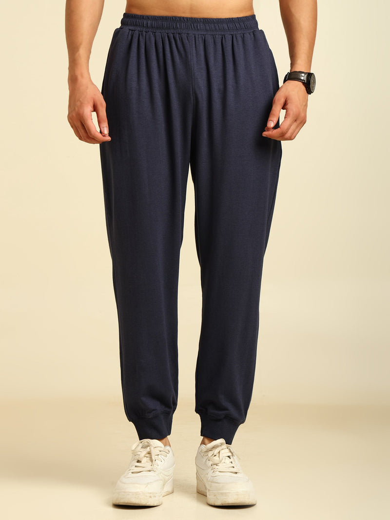 Naturefab Men’s Organic Bamboo Trackpants Mood Indigo-1