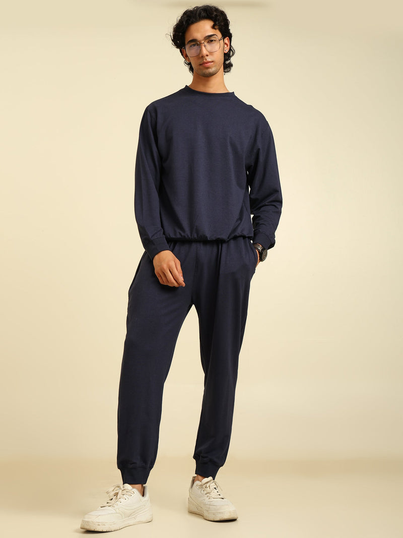 Naturefab Men’s Organic Bamboo Trackpants Mood Indigo-2