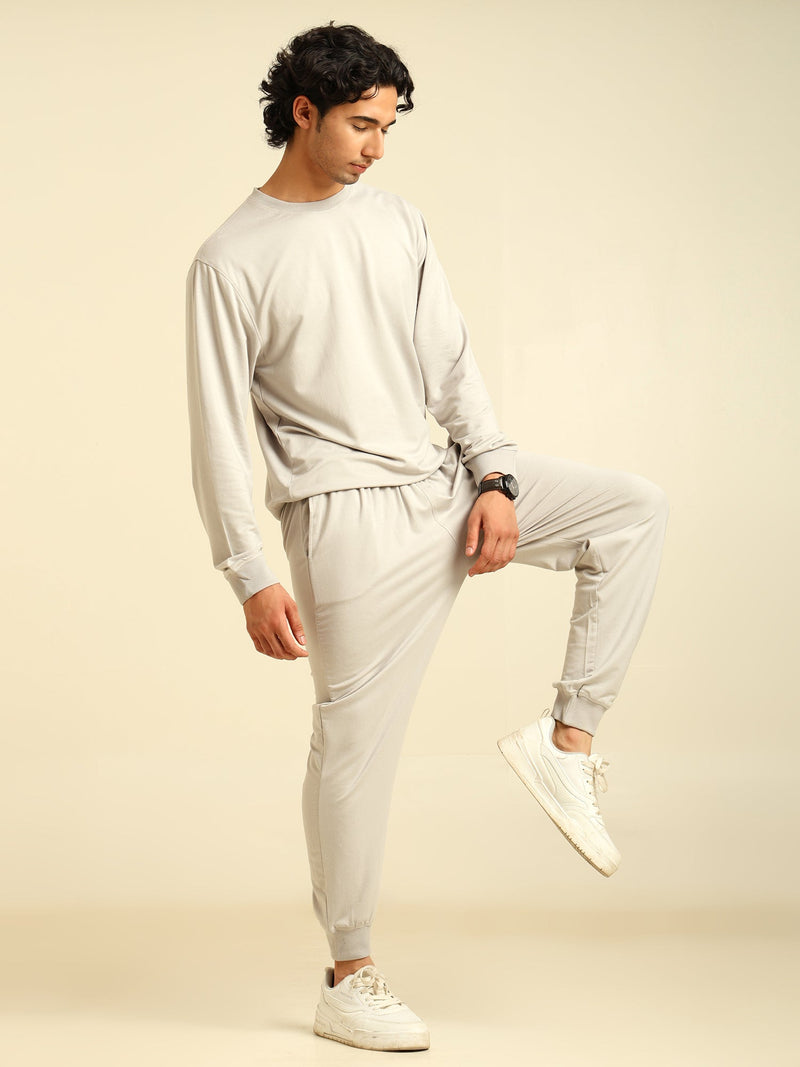 Naturefab Men’s Organic Bamboo Trackpants Harbour Mist-3