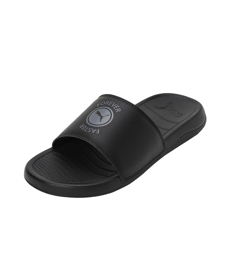PUMA Xerxes Slides - Black-Gray Tile