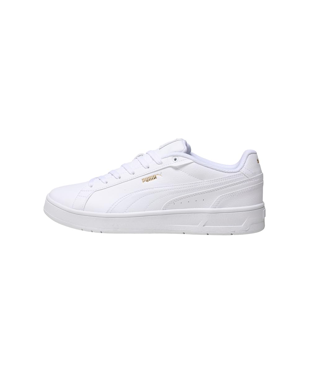 PUMA Court Classico Res Sneakers - White-Green Terrain-Gold