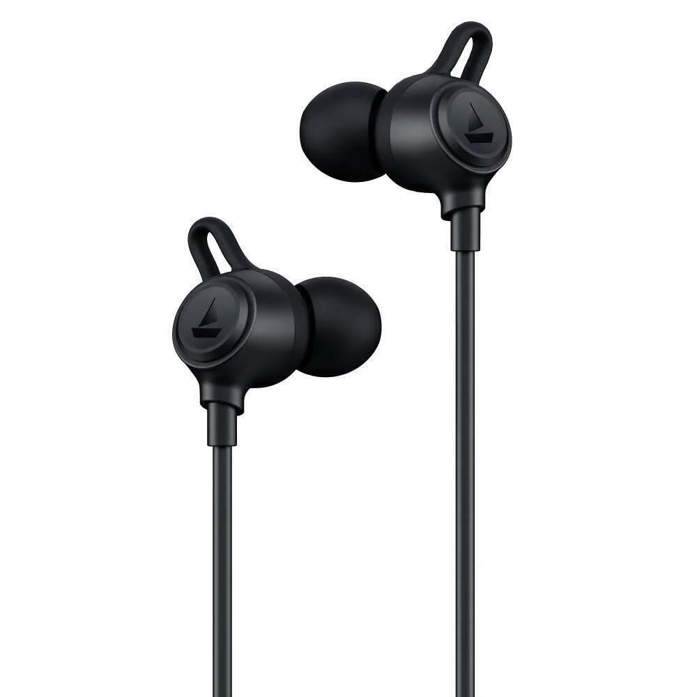 boAt Rockerz Bold Wireless Neckband with 30H Playback, 10mm Drivers, ENx™ Clear Calls & Beast™ Mode (60ms Low Latency) (Onyx Black)