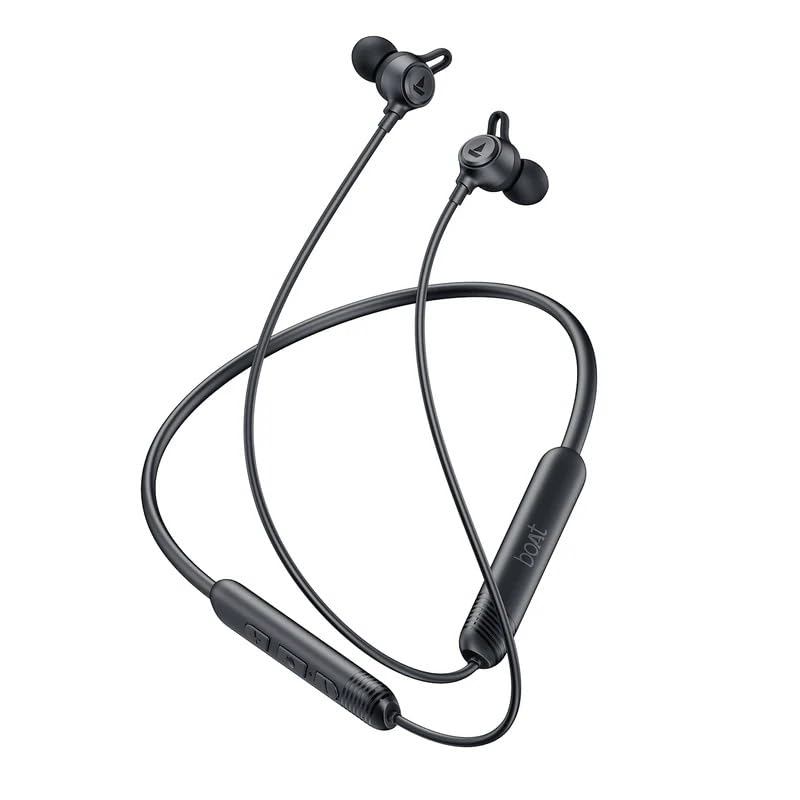 boAt boAt Rockerz Strive Wireless Neckband with ENx™ Technology, 30 Hours Playtime, ASAP™ Charge, Bluetooth v5.3, Beast™ Mode (Onyx Black) - main image