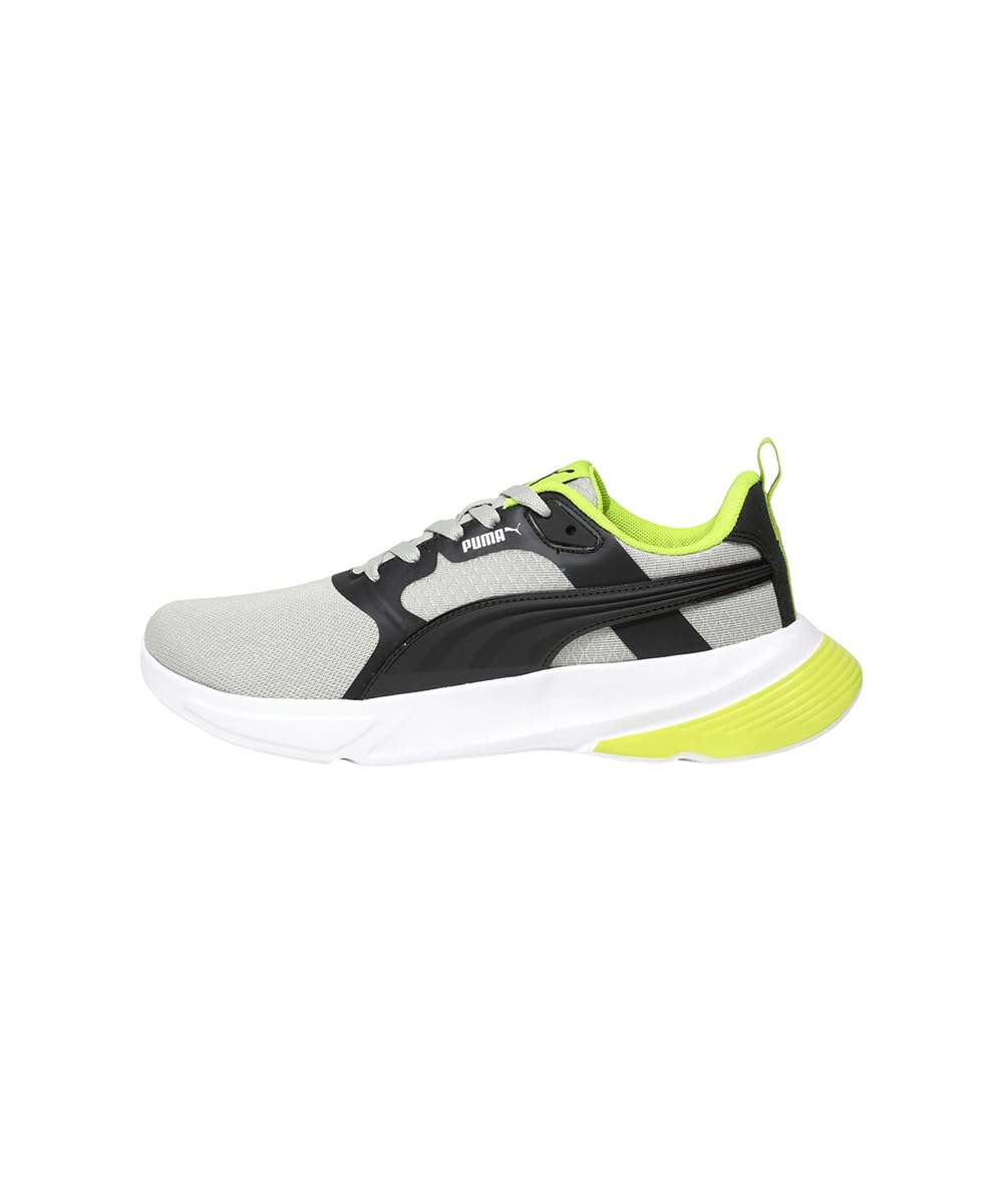 PUMA Nomic 2.0 Sneakers - Ash Gray-Lime Smash-Black