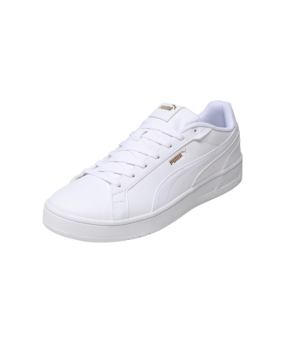 PUMA Court Classico Res Sneakers - White-Green Terrain-Gold