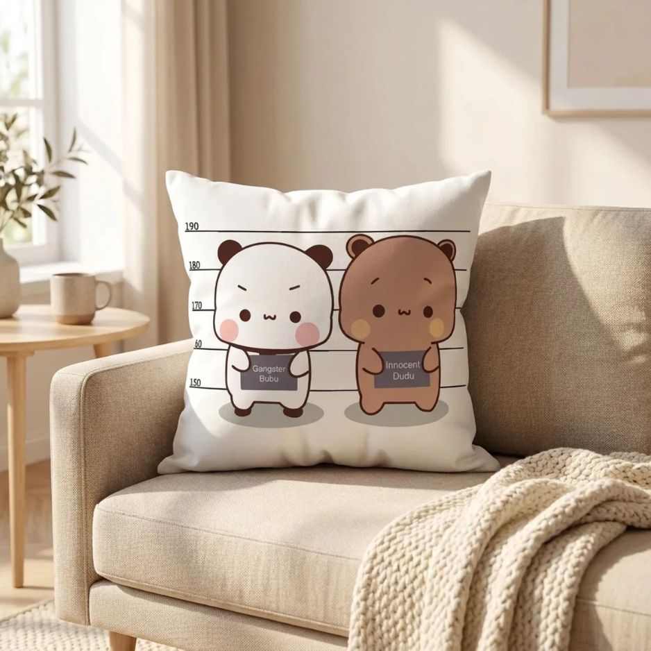 Gangster Bubu & Innocent Dudu Cushion Cover C6