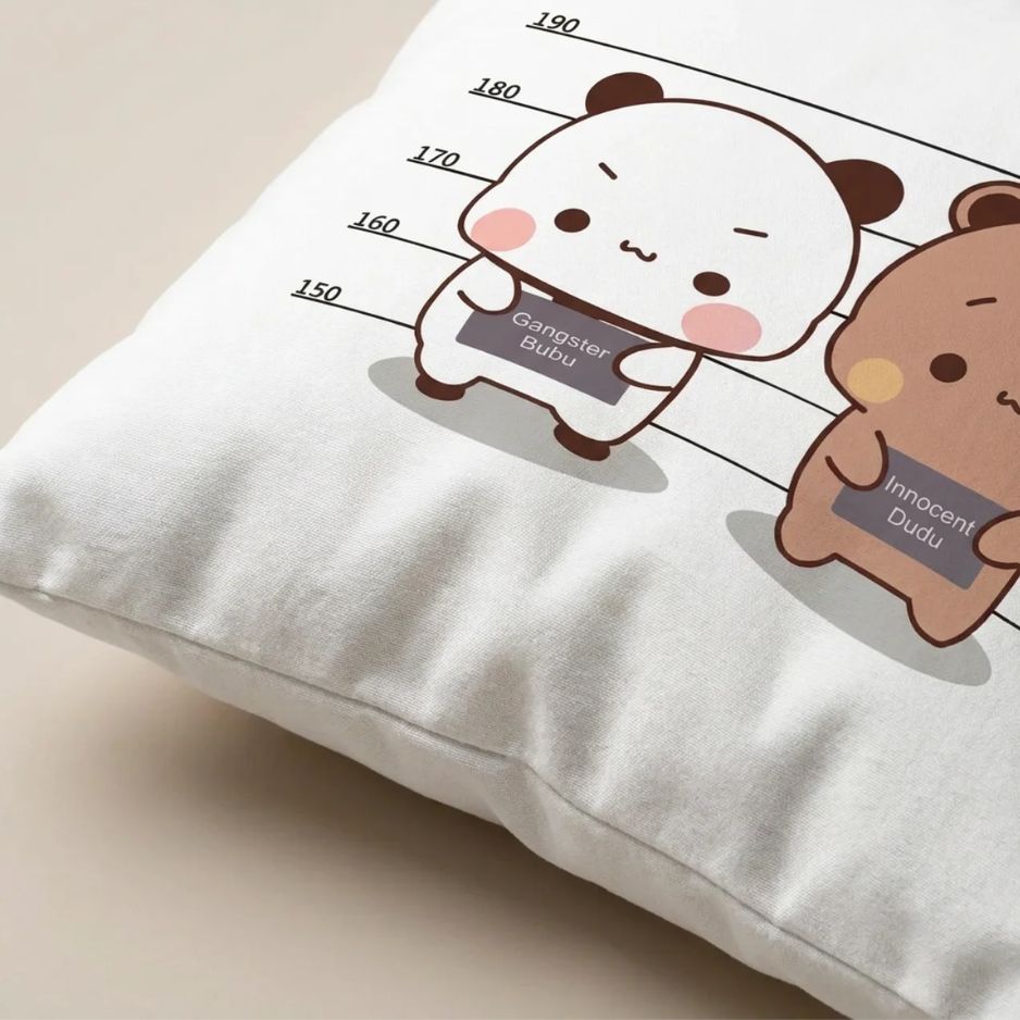 Gangster Bubu & Innocent Dudu Cushion Cover C6-3