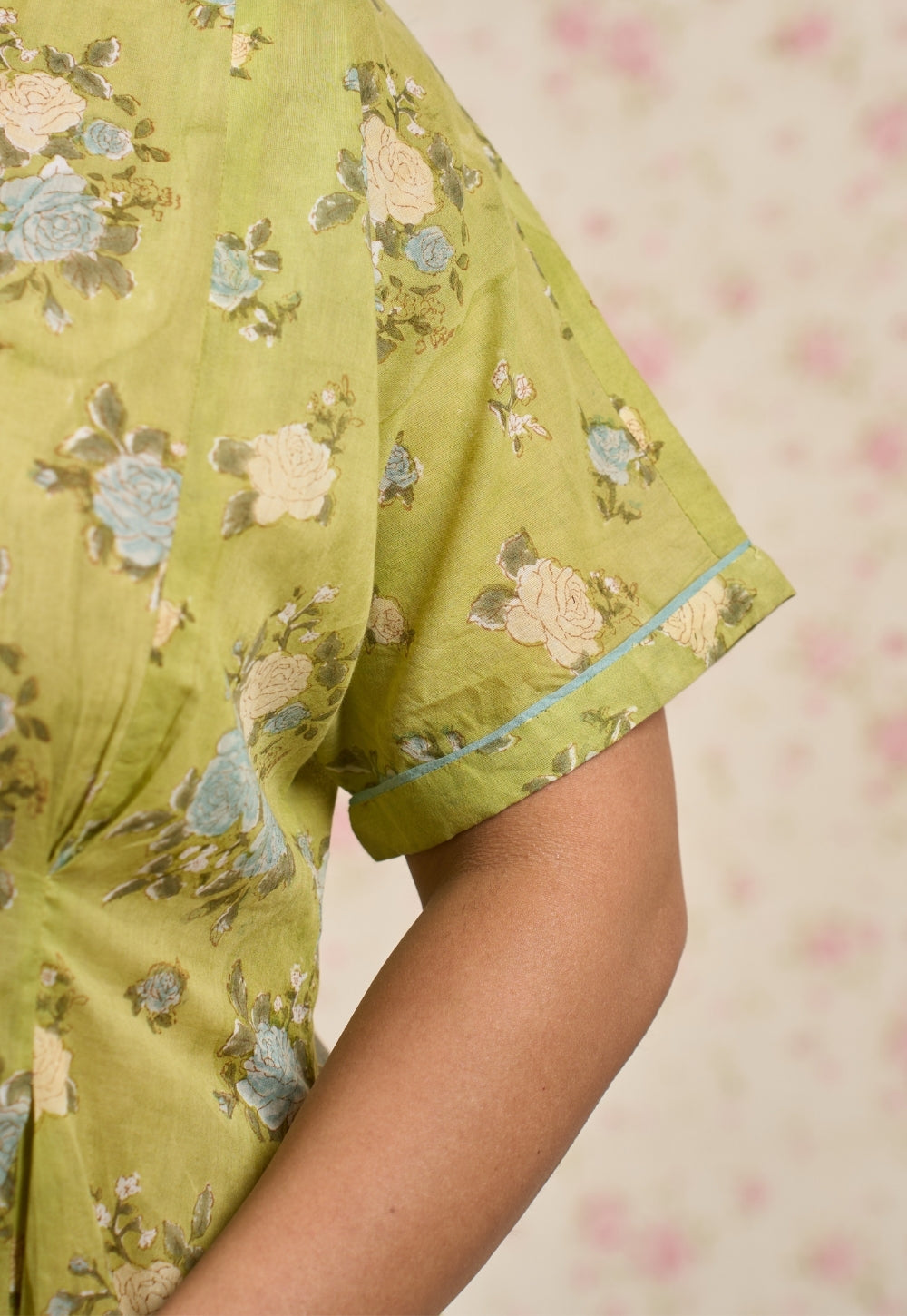 Grace Sanganeri Mul Cotton A Line Dress