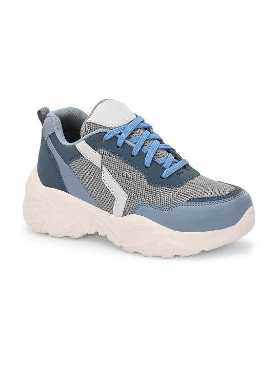 El Paso Women Lightweight Colourblocked Sneakers-1