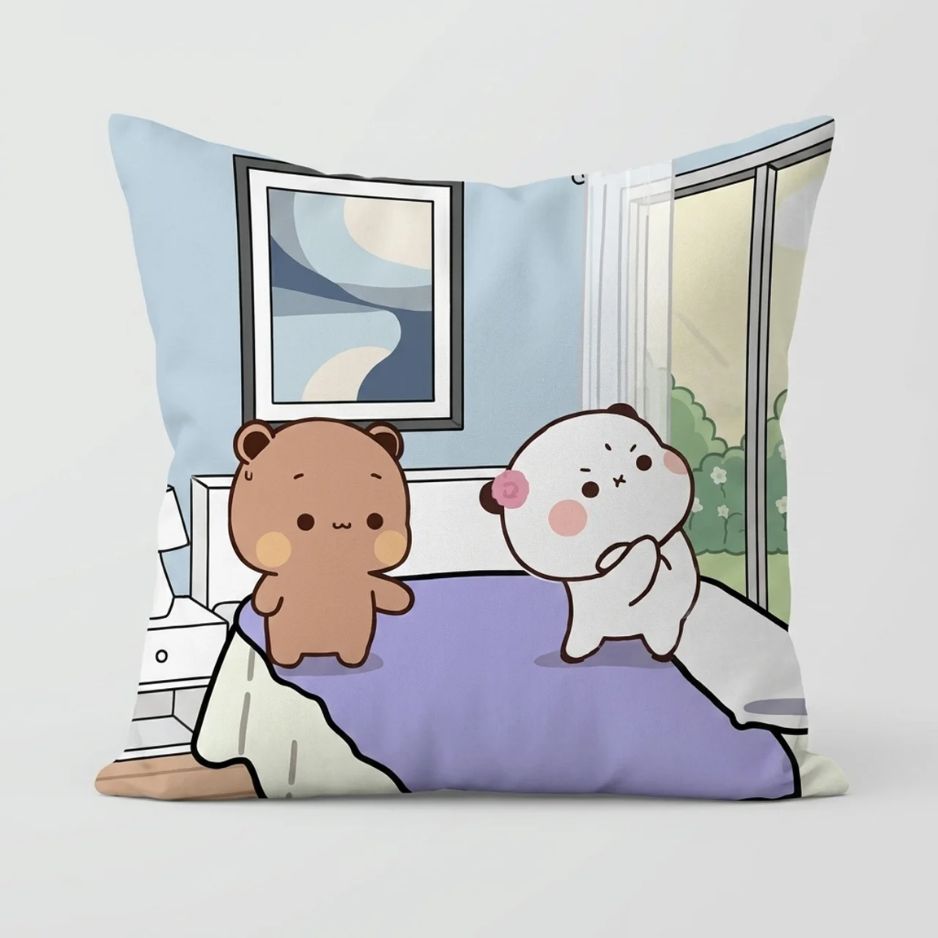 Cozy Bedroom Bears Cushion Cover C8-1