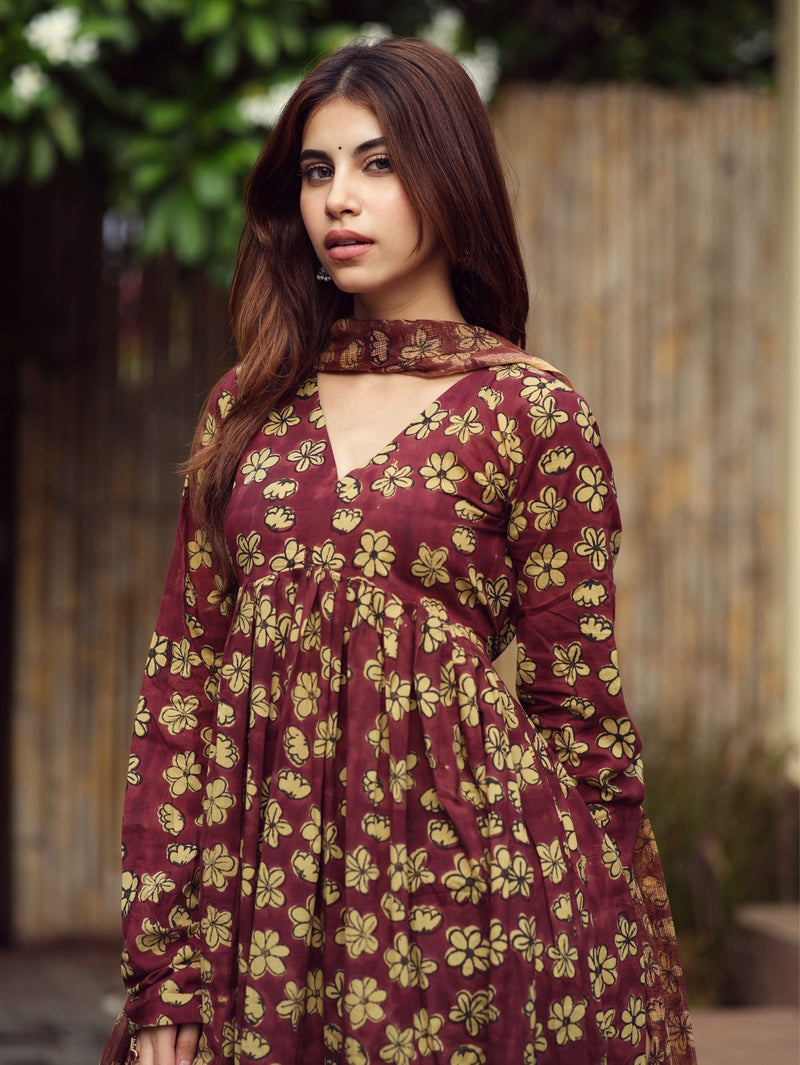 Bulbul Alia Cut Anarkali Set for Women