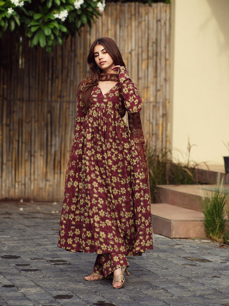 Bulbul Alia Cut Anarkali Set for Women