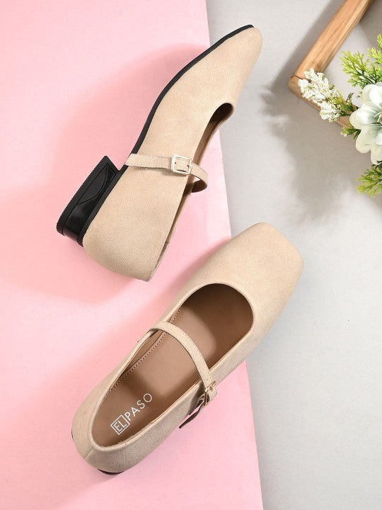 El Paso Women Open Toe Flats with Bows-6
