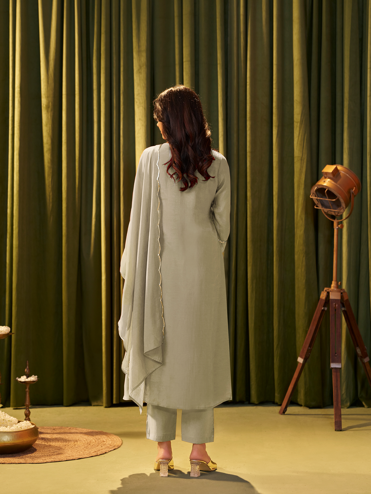 Tara Mul Chanderi Suit Set