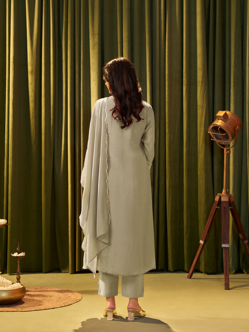 Tara Mul Chanderi Suit Set