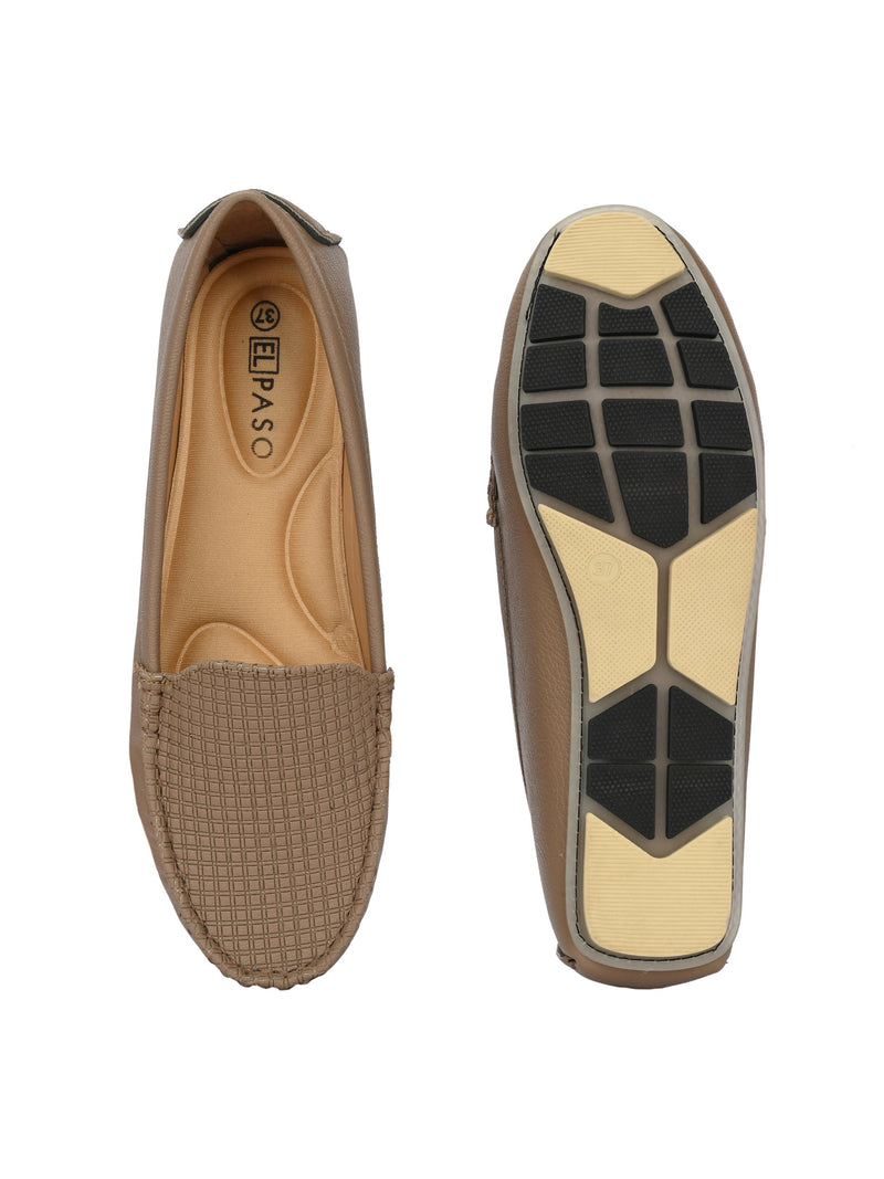 El PASO Round Toe Lightweight Loafers For Women-4