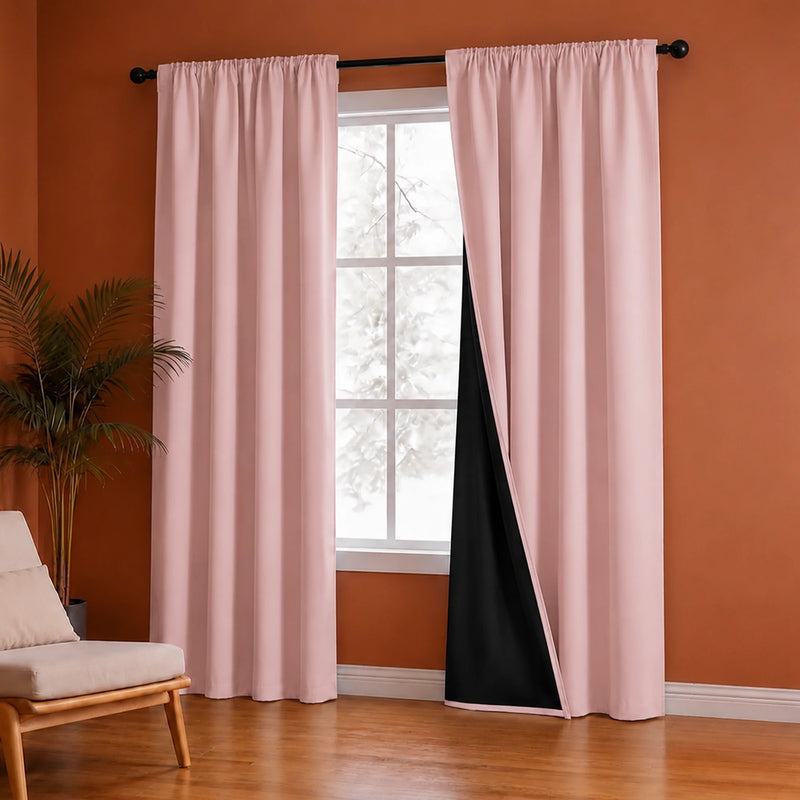 Fort Essential - Black Backing Blackout Curtain-4