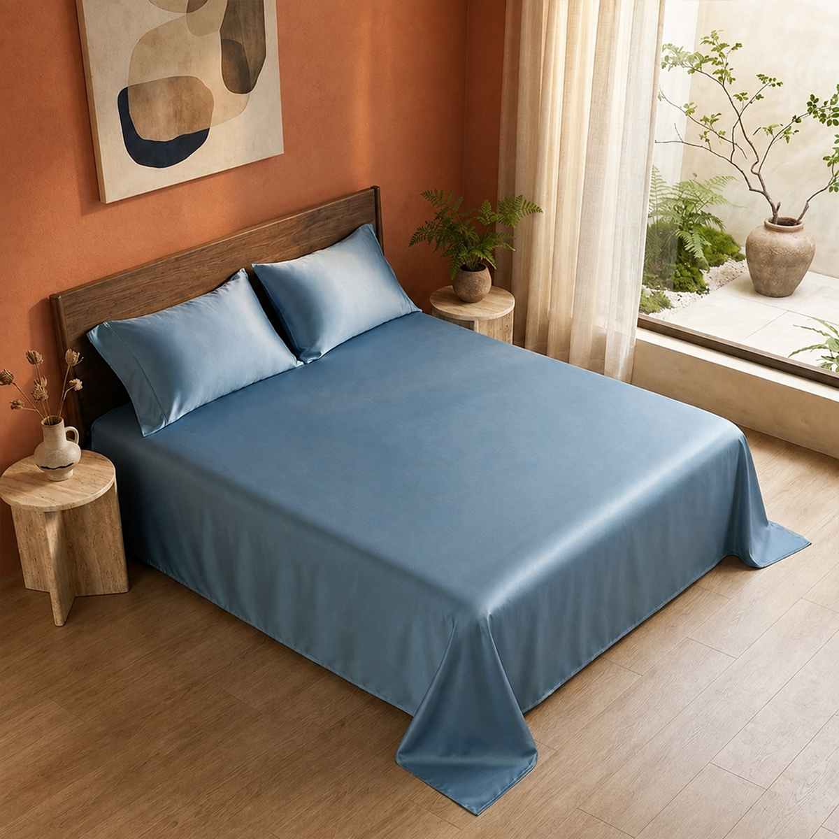 Organic Bamboo Bedsheet – Soft, Cool & Breathable-4