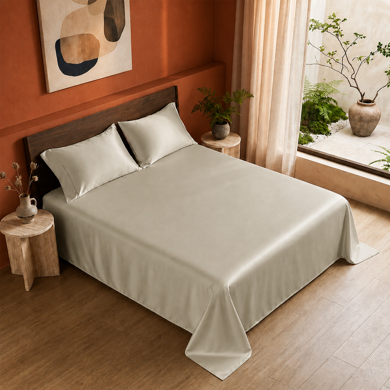 Organic Bamboo Bedsheet – Soft, Cool & Breathable-4