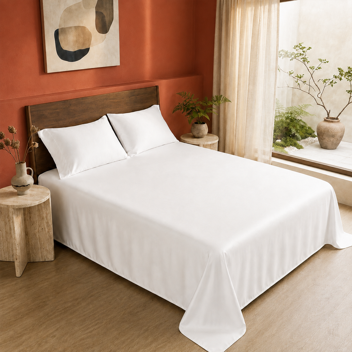 Organic Bamboo Bedsheet – Soft, Cool & Breathable-4