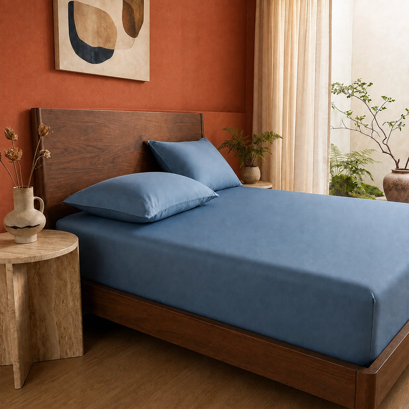Organic Bamboo Fitted Sheet – Soft, Cool & Breathable-5