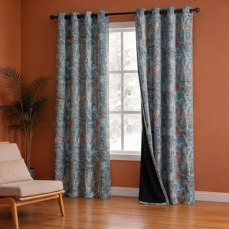 Imprimer River Village - DP curtain-4