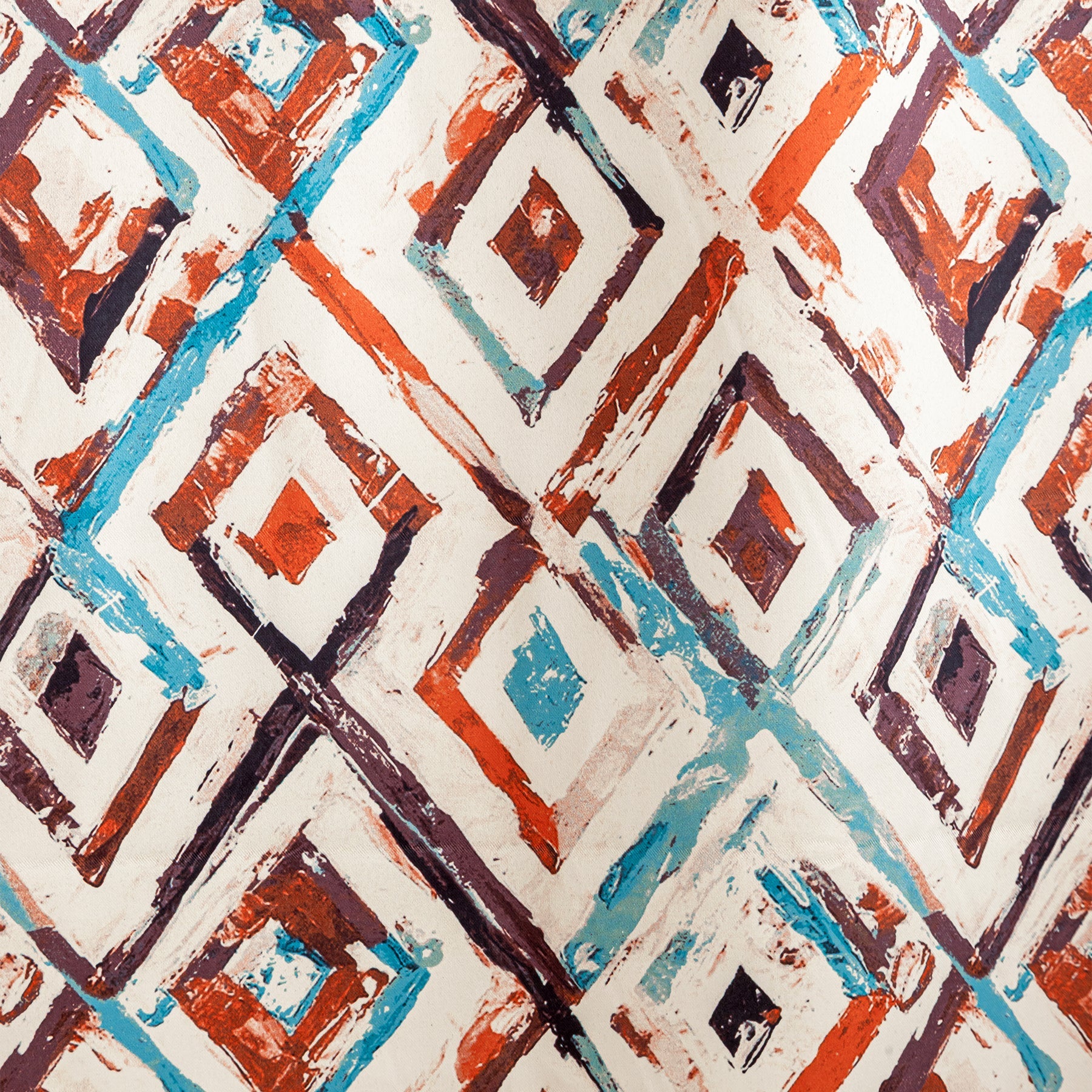 Imprimer Geometric - DP Rod Pocket Blackout Curtain (Multicolor)-4
