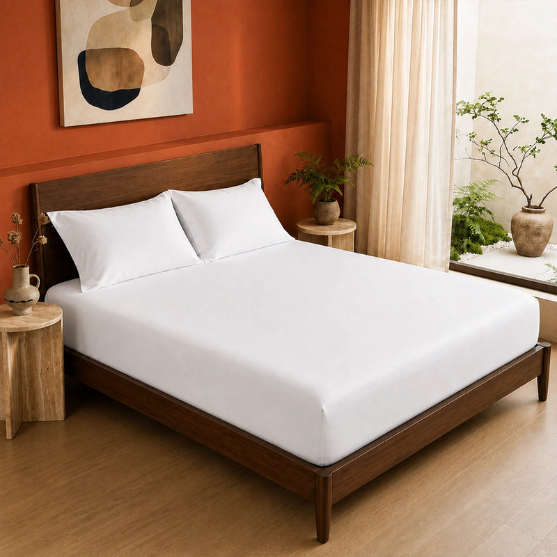 Organic Bamboo Fitted Sheet – Soft, Cool & Breathable-4