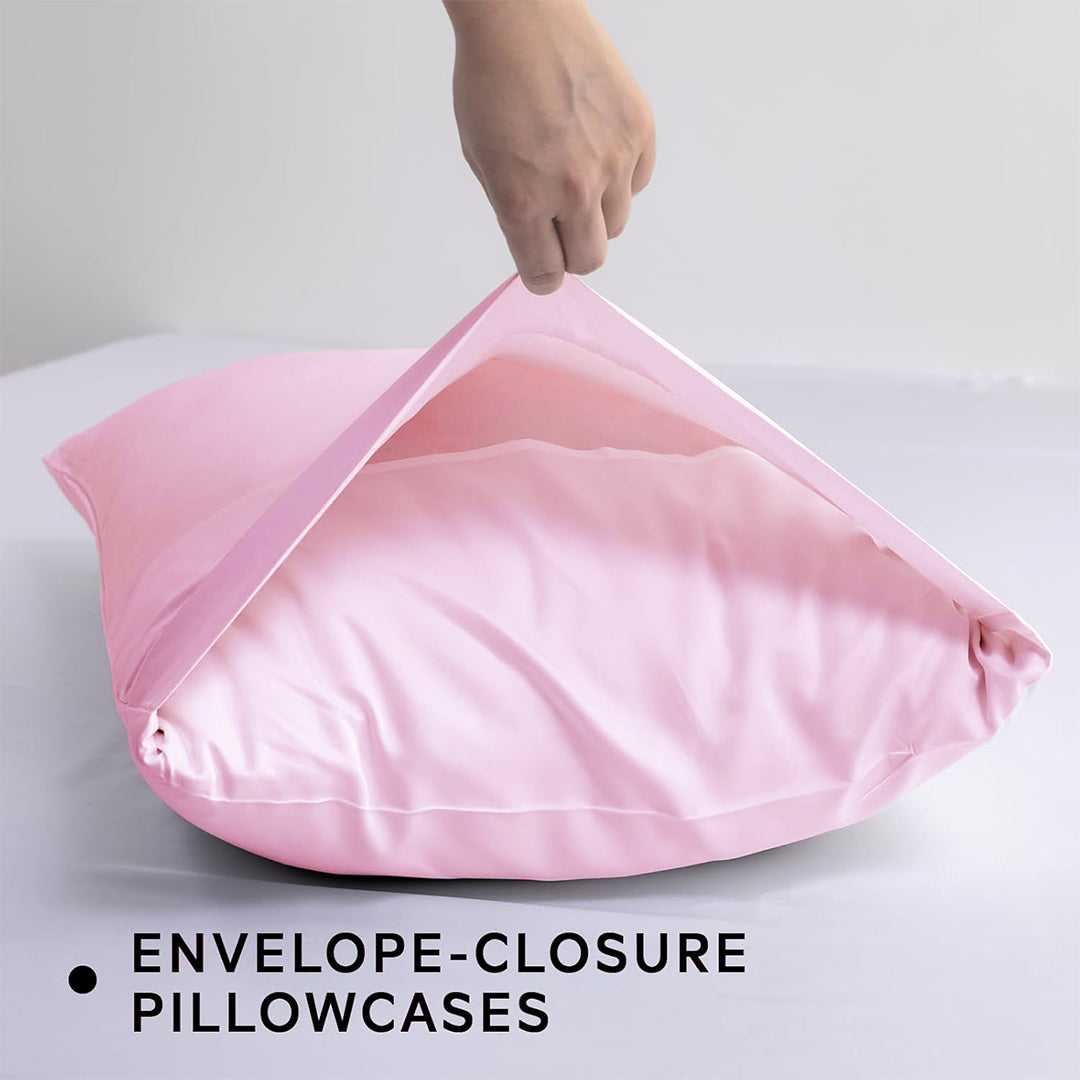 Fort Mellow - Solid Duvet Cover (Pink)-3