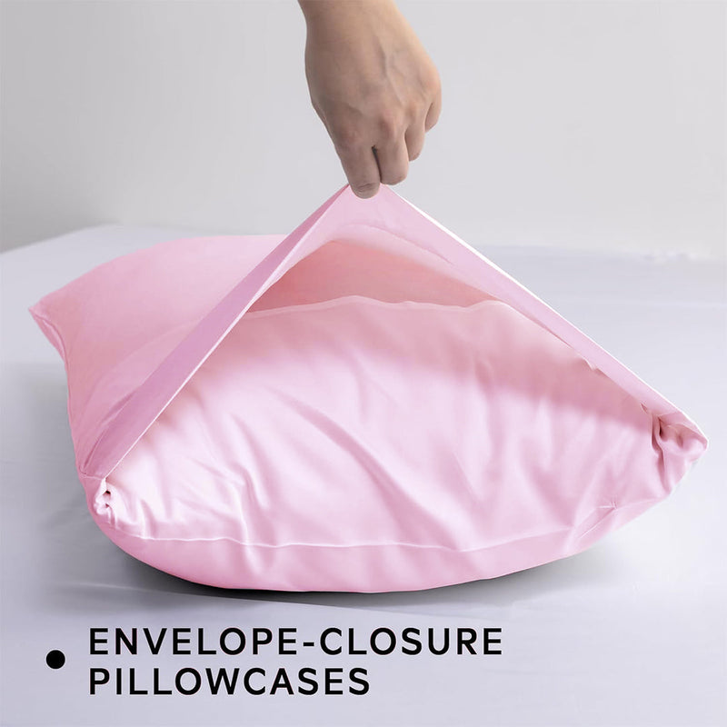 Fort Mellow - Solid Duvet Cover (Pink)-3