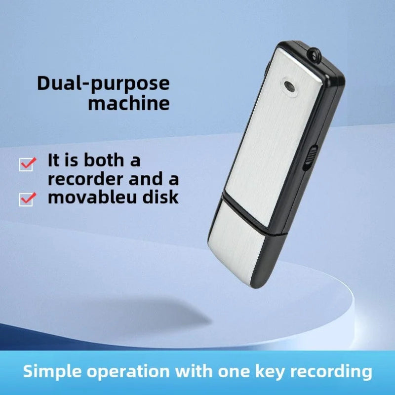X09 Mini 8GB HD Voice Recorder USB Flash Drive Audio Voice Recording Device