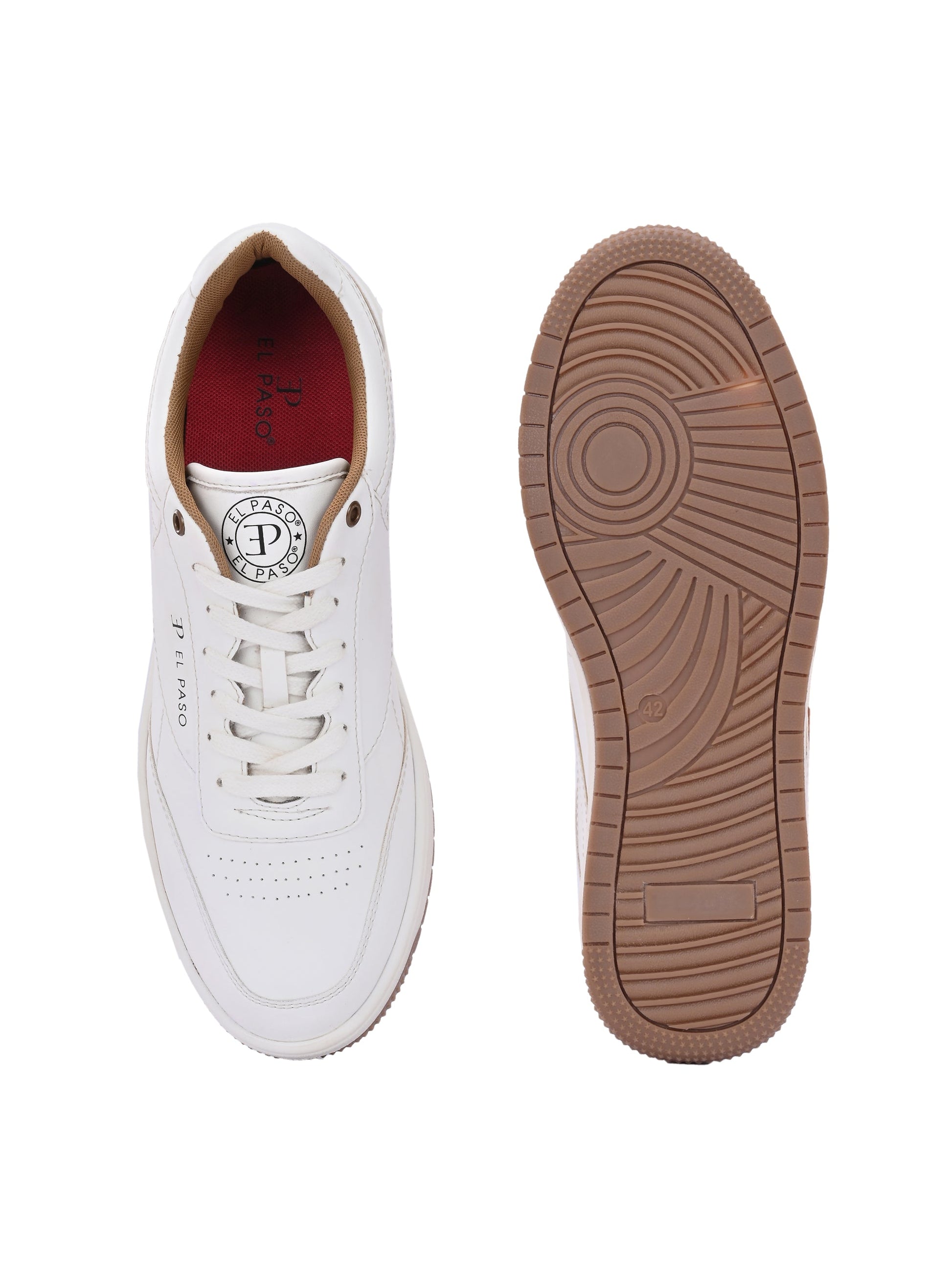 El PASO Men Round Toe Comfort Insole Lightweight Sneakers - EP5603-13