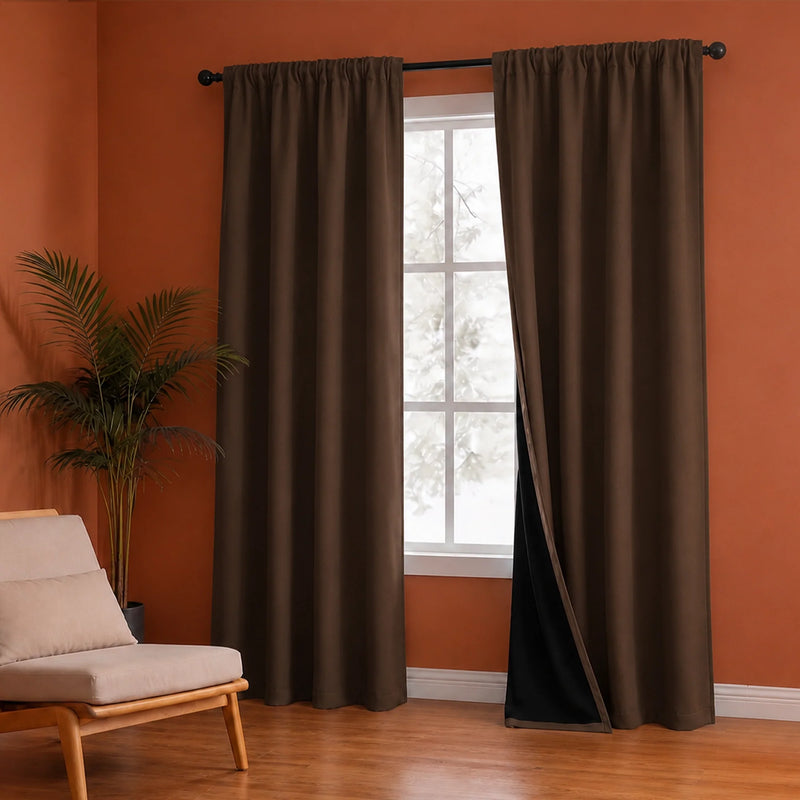 Fort Essential - Black Backing Blackout Curtain-4