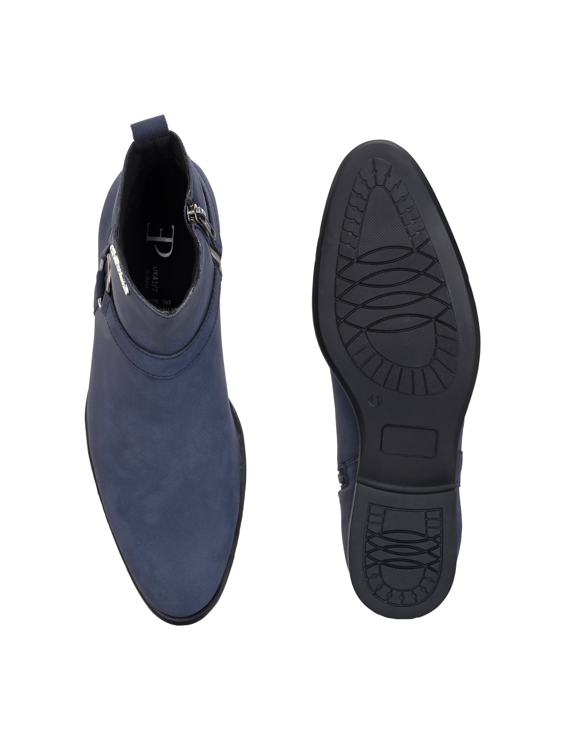 El Paso Men Faux Leather Casual Chelsea Boots-13