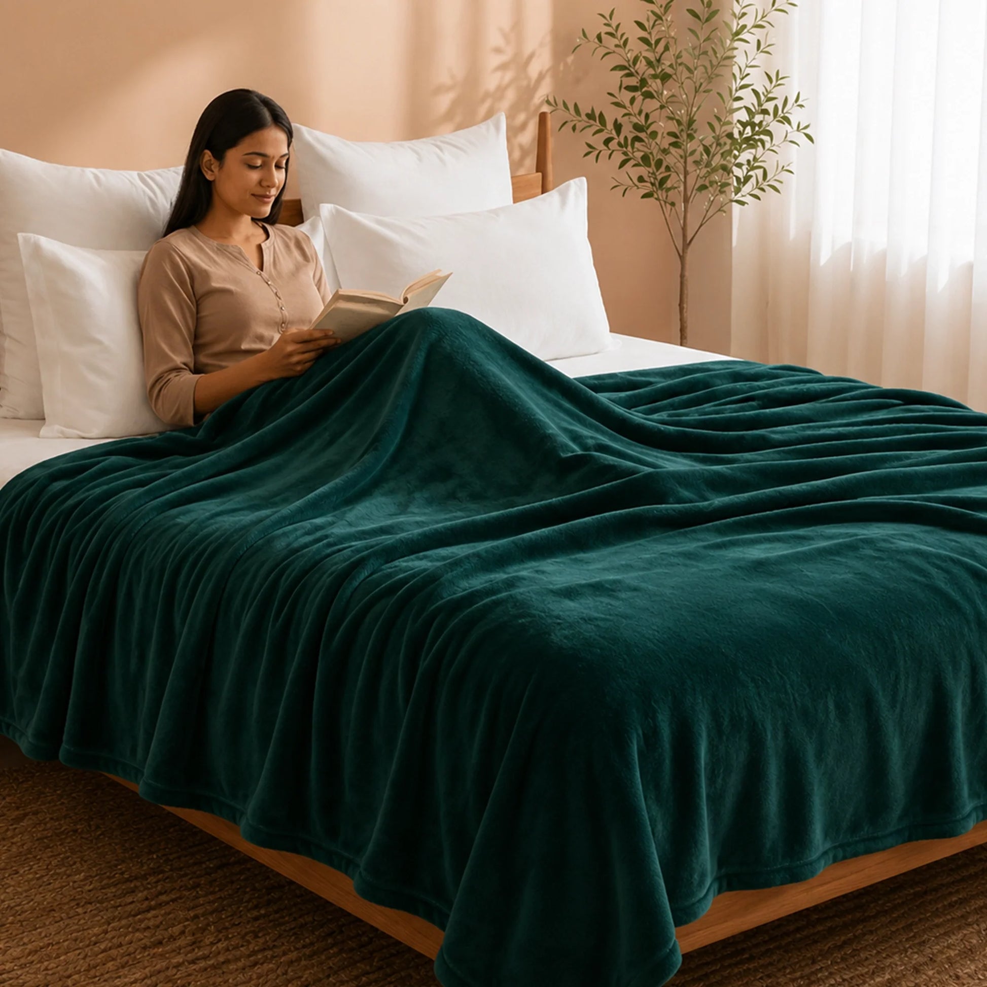Fort Mellow - Plush Blanket (Green)-4