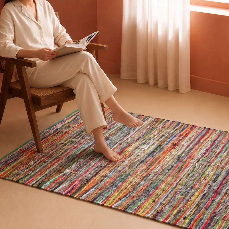 Earthology Harmony - Recycled Rug (Green)-4