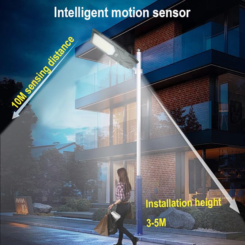 100W SOLAR STREET LIGHT WITH MOTION SENSOR