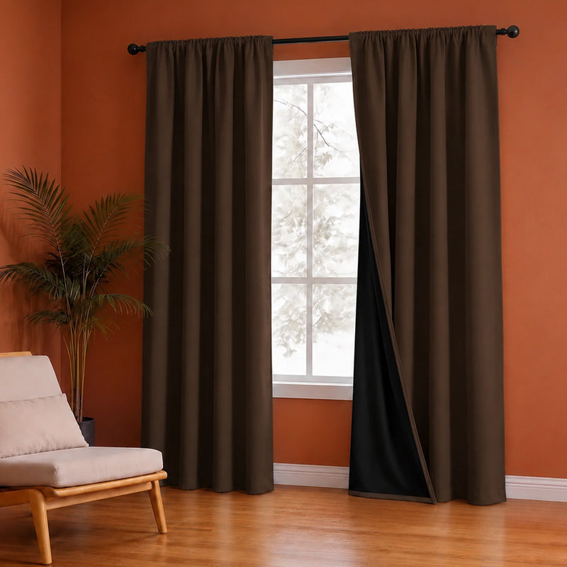 Fort Essential - Black Backing Blackout Curtain-4