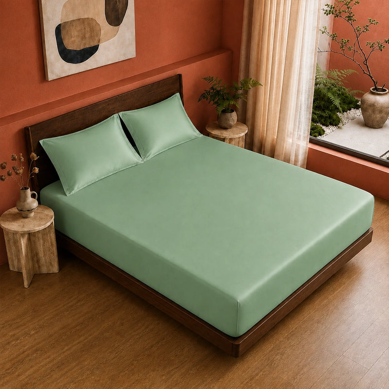 Organic Bamboo Fitted Sheet – Soft, Cool & Breathable-4